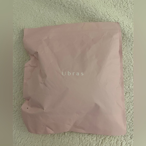 NWT 24H Comfort One Size Wavy Spaghetti Strap Wireless Bra & Brief / Blue - Picture 6 of 6